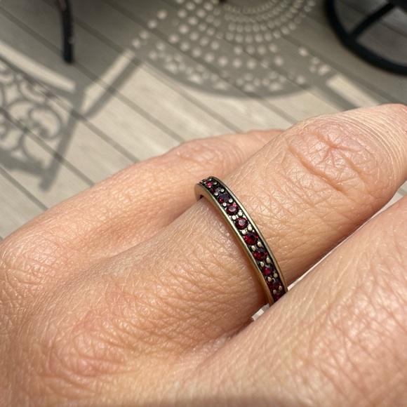 Ruby Stack Ring - Picture 1 of 5